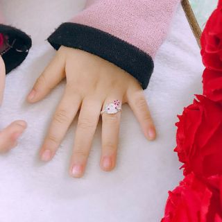 NHẪN MÈO KITTY BẠC CHO BÉ