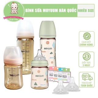 Bình sữa, bình Moyuum 170ml/270ml Hàn Quốc Chính hãng