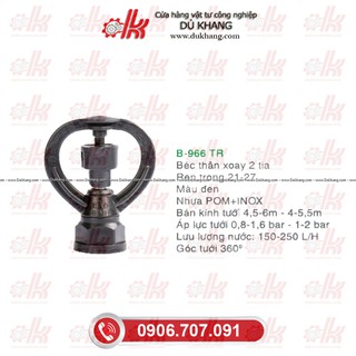 Béc tưới cây b 966 rt 21 27