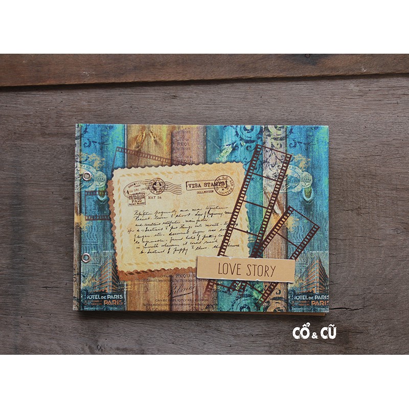 Scrapbook Album Ảnh Tự Trang Trí Handmade