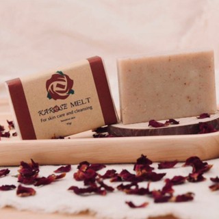 (DATE MỚI NHẤT, 95gr) SÁP TẮM HOA HỒNG MÙI THƠM TỰ NHIÊN, DƯỠNG ẨM, LÀM MỀM DA KAROSE MELT