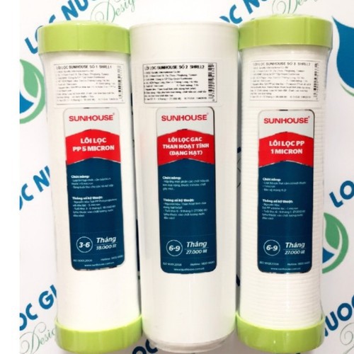 lõi lọc nước sunhouse - bộ 3 lõi lọc nước sunhouse - SH103 | BigBuy360 - bigbuy360.vn
