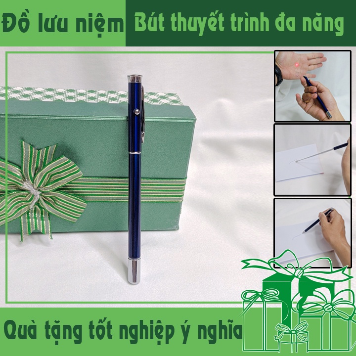 Bút chỉ thuyết trình có laser có ngòi bi đa năng hỗ trợ giảng dạy, quà tặng giáo viên, nhà giáo, gia sự xịn sò