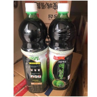 Nước chiết xuất trái mơ đậm đặc woongjin 1,5l