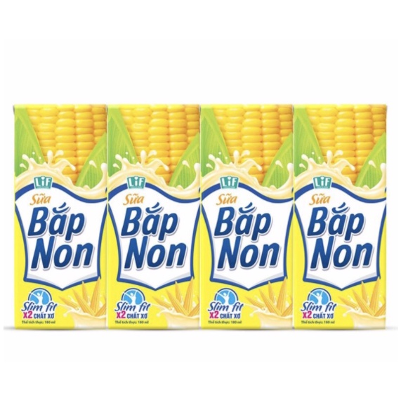 Sữa Bắp Non LiF Kun thùng 24 Hộp x 180ml.