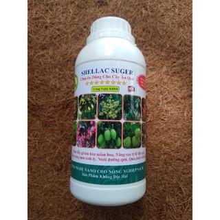 Chế phẩm shellac suger kích thích ra hoa, đậu quả chai 500ml