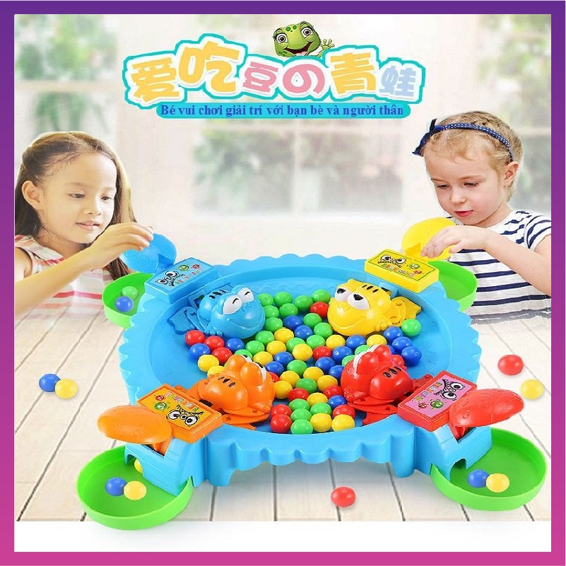 {Loại 1} Bộ đồ chơi ếch ăn banh cho bé và gia đình cùng chơi