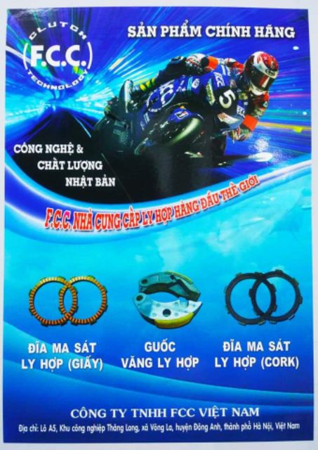 Bố 3 càng cho xe Honda Vairo 125 150, PCX, SH Mode loại càng dài bám chuông tốt Bố ba càng búa côn FCC