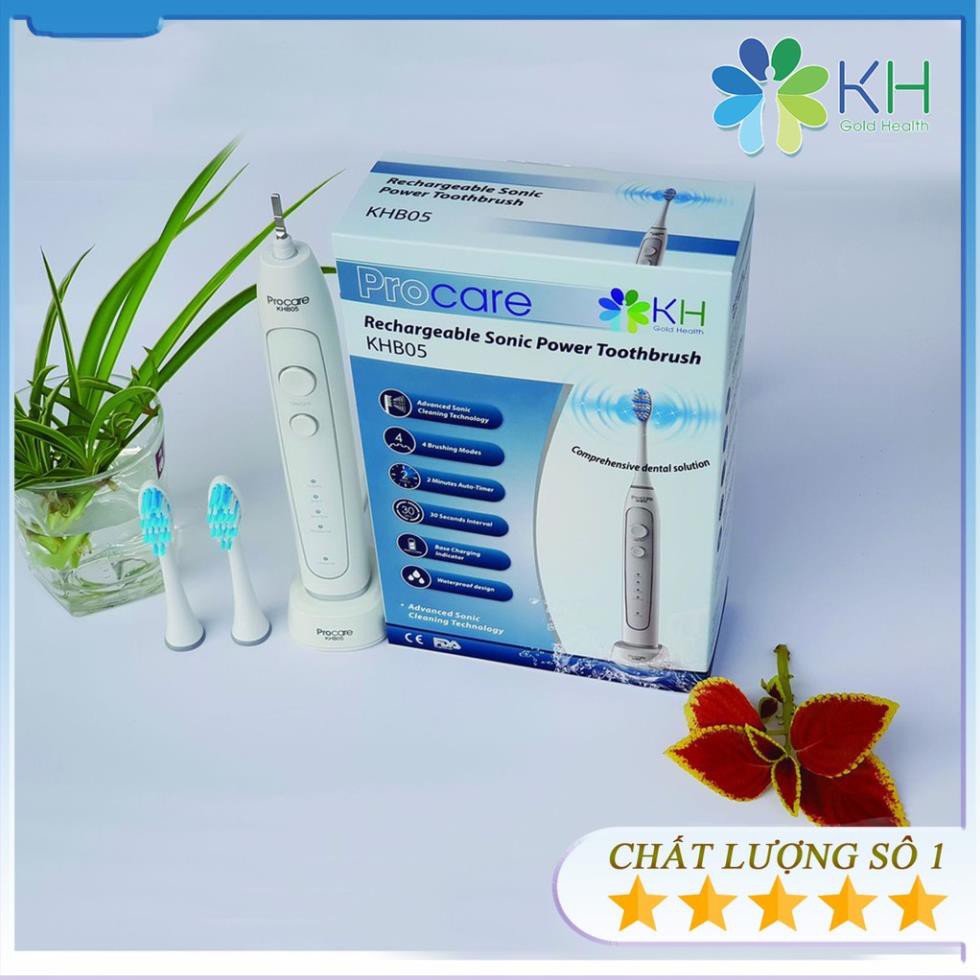 Bàn chải đánh răng điện người lớn Procare KHB05 - Chính hãng BH 12 tháng