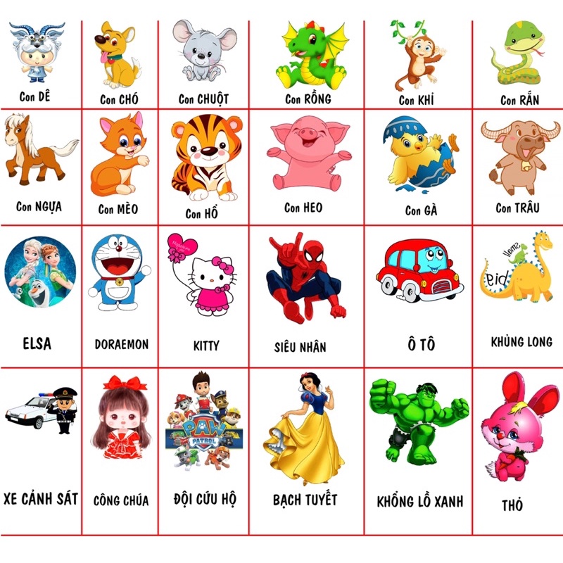 Gối in tên bé và hình ngộ nghĩnh theo tuổi và sở thích, kích thước 35.50cm