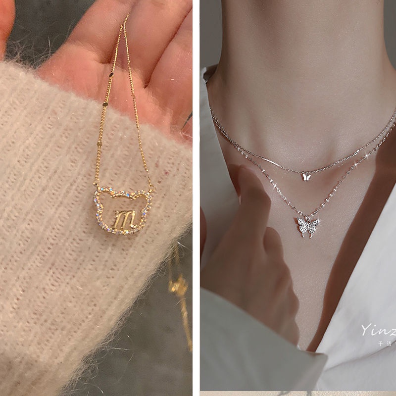 Vòng cổ dáng ngắn nhiều kiểu tùy chọn phong cách thời trang Hàn Quốc cho nữ