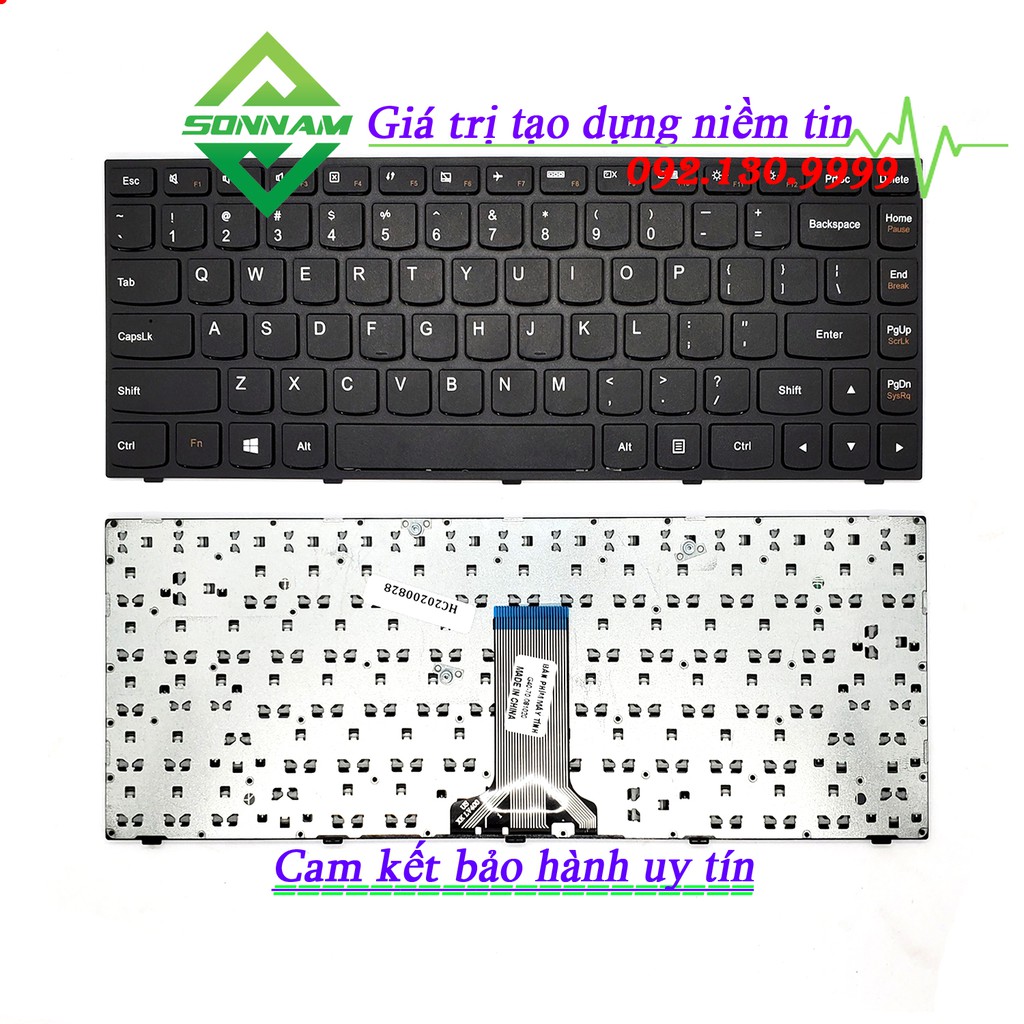 Bàn Phím Laptop Lenovo G40 G40-80  G4070 G40-70 G40-50 G40-30  - Bảo Hành Đổi Mới 9 Tháng