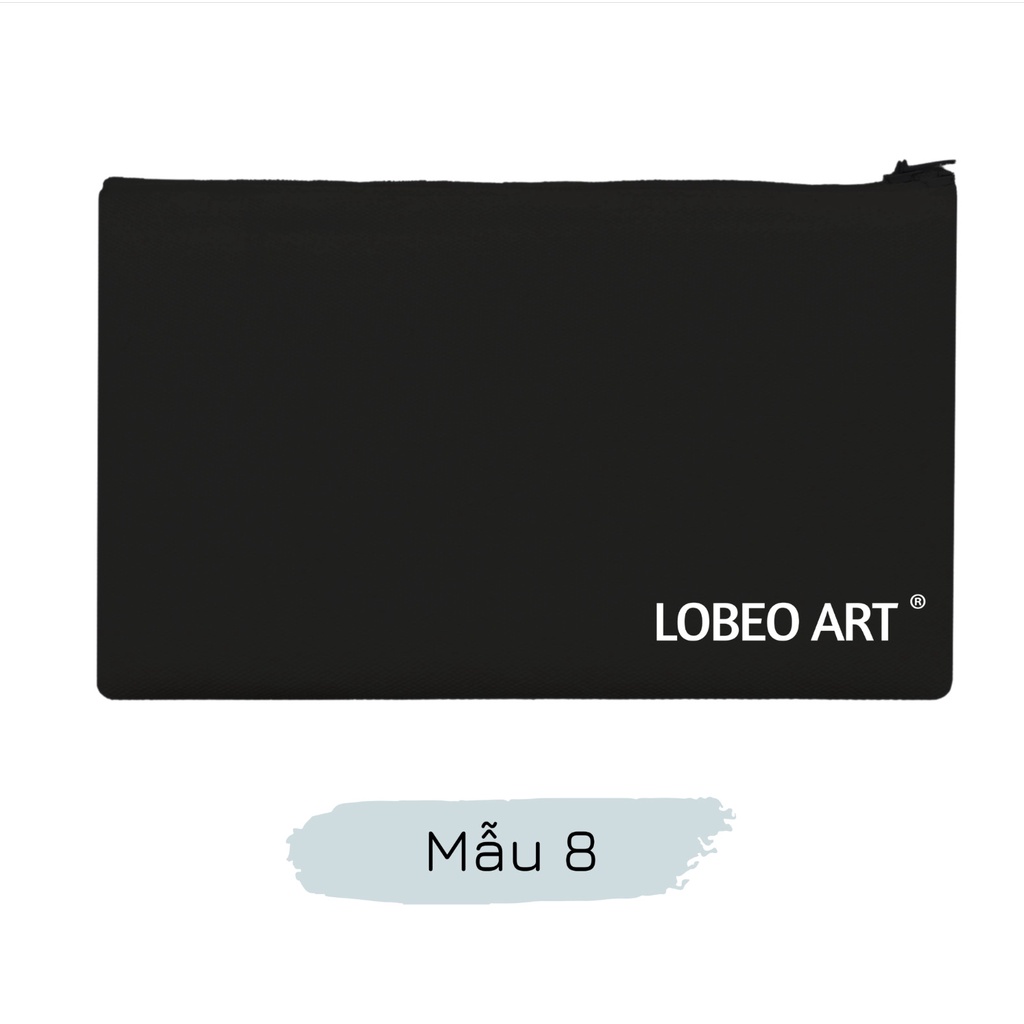 Túi bút vải canvas dễ thương 21x13cm