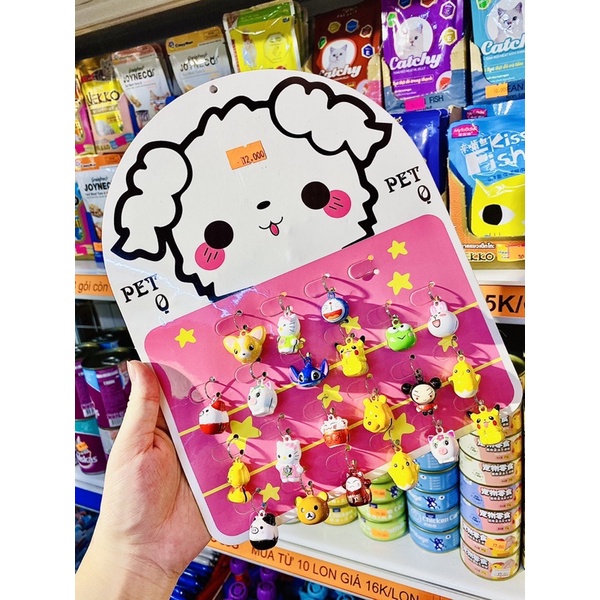 CHUÔNG HÌNH LỤC LẠC CHO CHÓ MÈO THÚ CƯNG