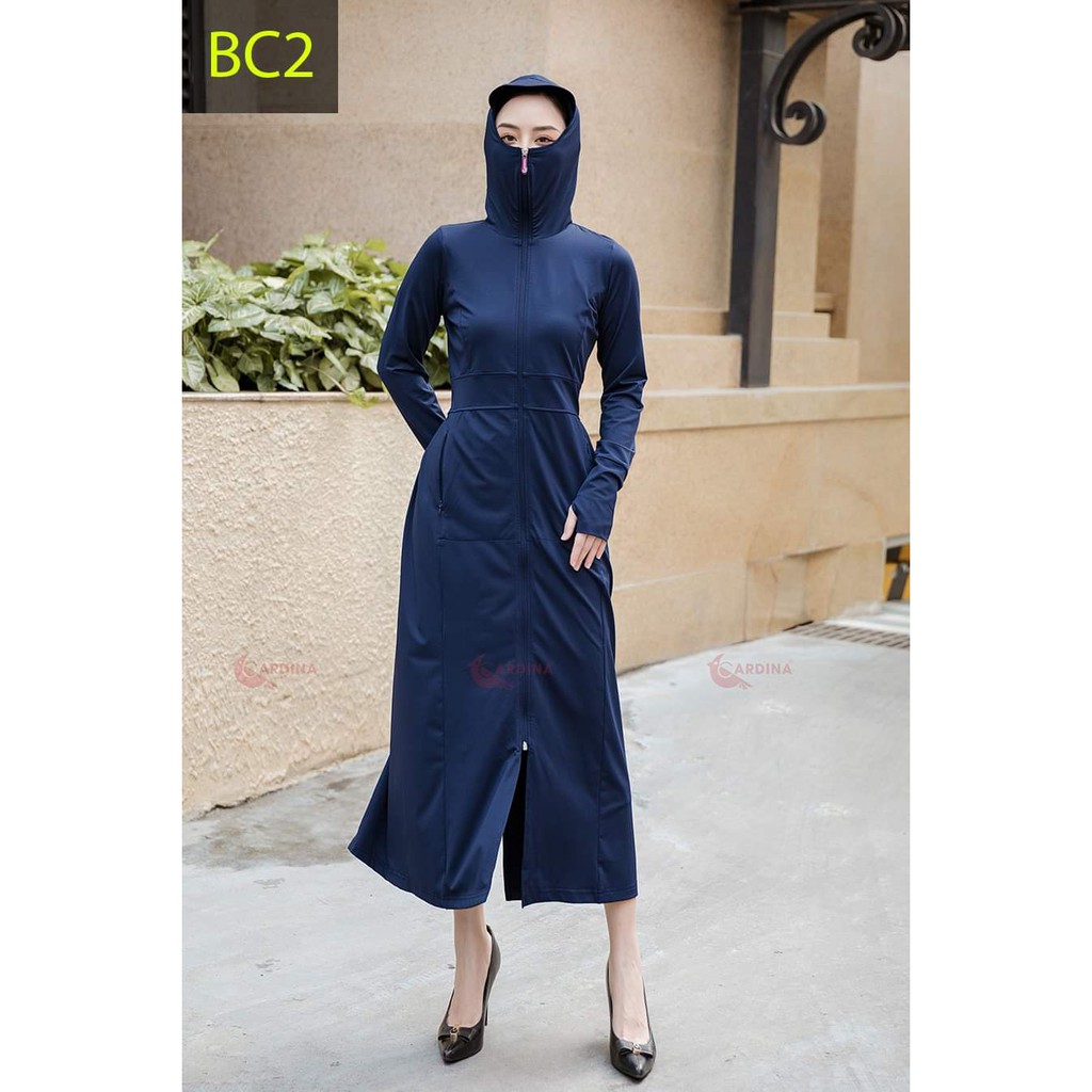 Áo Chống Nắng Trùm Toàn Thân Nữ, Chất Co Dan, thoải Mái, Mát Mẻ | BigBuy360 - bigbuy360.vn