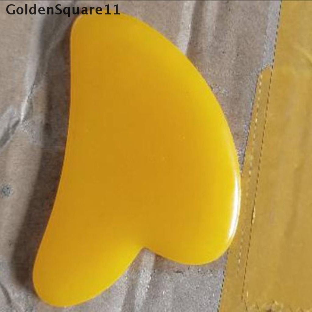 [Goldsquare11] Đĩa Cạo Đá Ngọc Bích Tự Nhiên Mát Xa Mặt