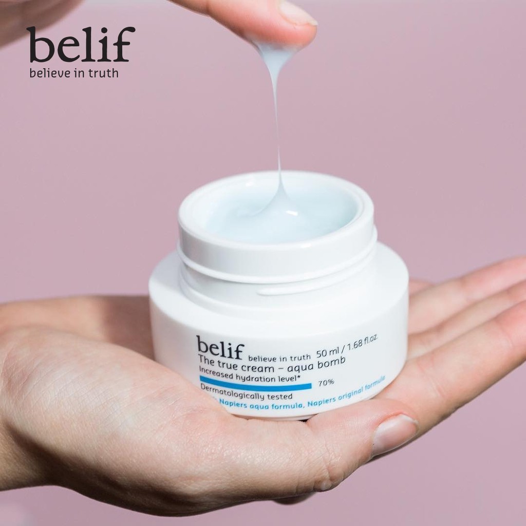 [Mã FMCGMALL -8% đơn 250K] Kem cấp ẩm tức thì dạng gel Belif The True Cream Aqua Bomb 50ml | BigBuy360 - bigbuy360.vn