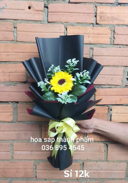 [GIÁ HỦY DIỆT ] BÓ HOA HƯỚNG DƯƠNG SÁP THƠM VĨNH CỬU 1 BÔNG