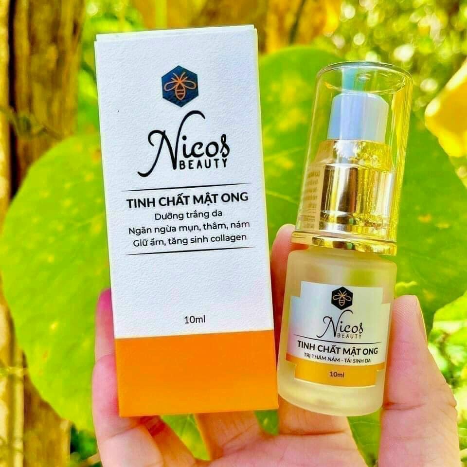 TINH CHẤT MẬT ONG NICOS -DƯỠNG TRẮNG DA, SE KHÍT LỖ CHÂN LÔNG