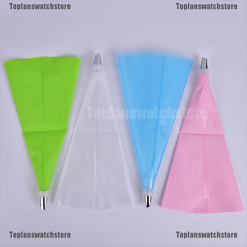Bộ Túi Bắt Bông Kem Bằng Silicone Tiện Dụng