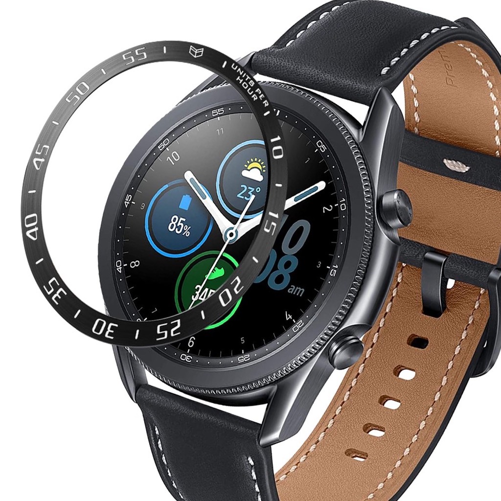 Vòng bezel Kim Loại Không bong tróc sơn bảo vệ Galaxy Watch 3 (45mm)