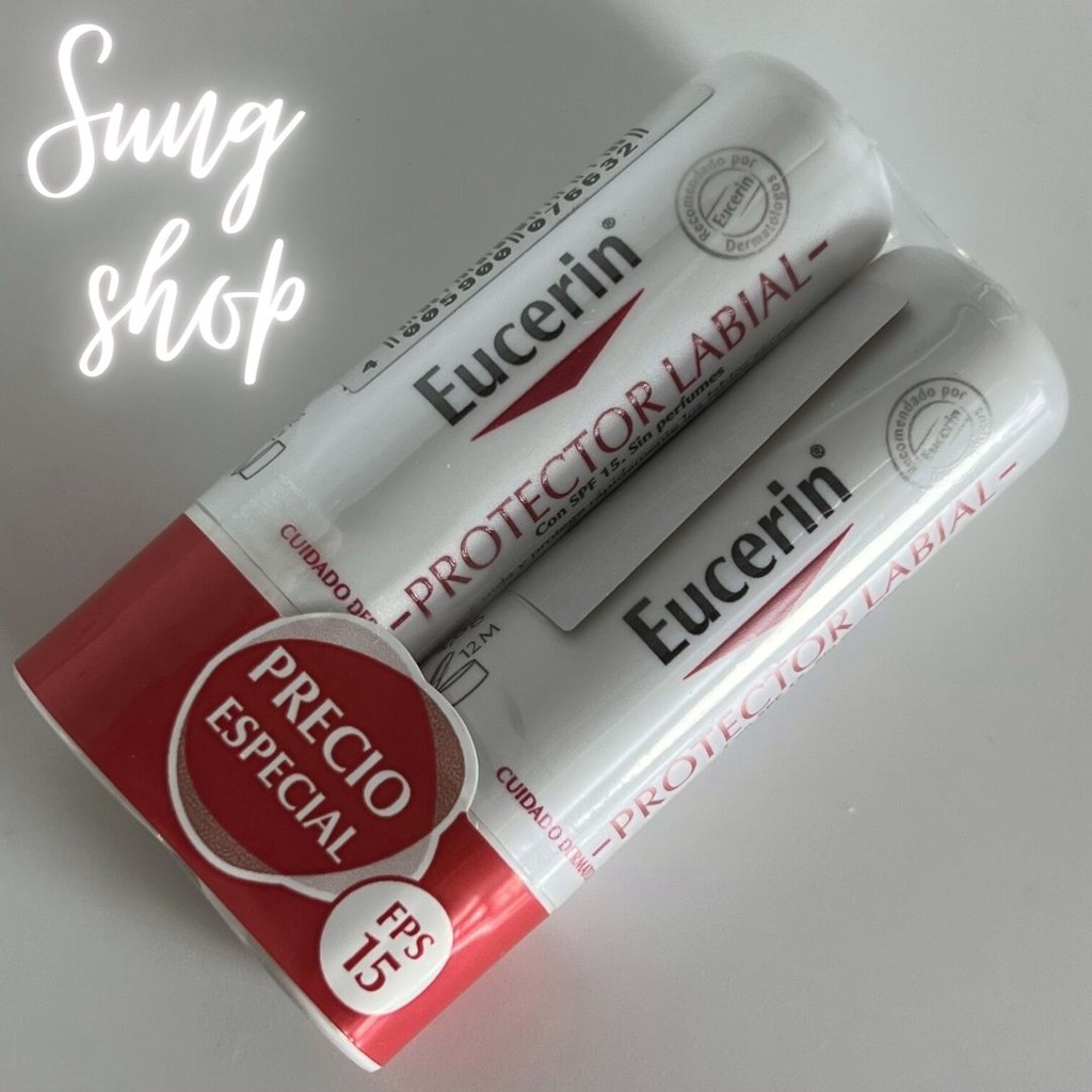 Son dưỡng môi Eucerin làm mềm môi giảm khô nứt hiệu quả