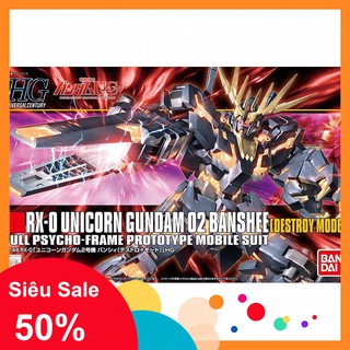 Mô hình Gundam HG UC Unicorn Gundam 02 Banshee (Destroy Mode) Bandai - ShopAB