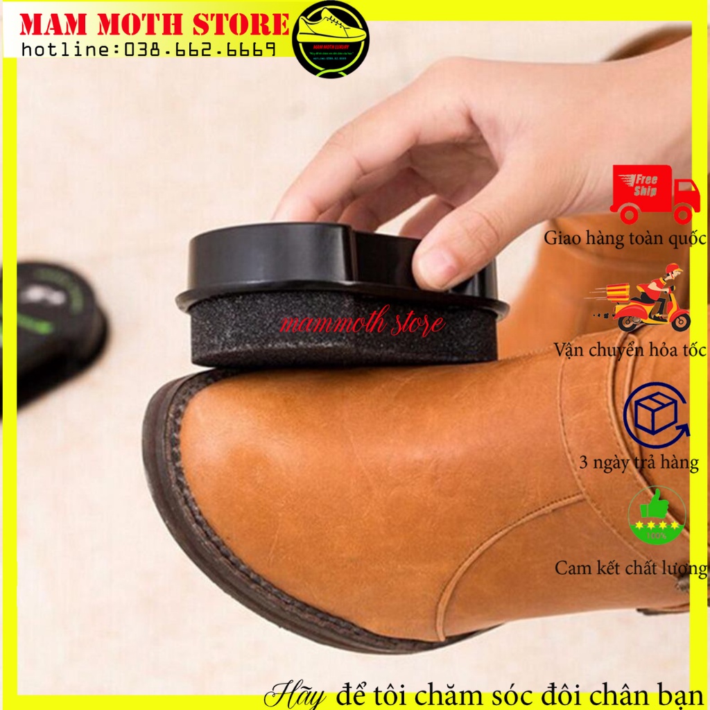 Xi đánh giày loại xi mút làm bóng sạch giày siêu nhanh phân phối bởi shop MAMMOTH