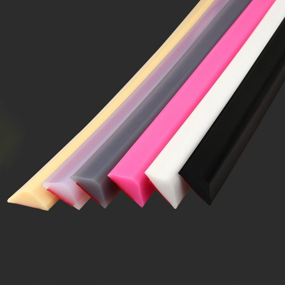 Thanh Chặn Cửa Nhà Tắm Bằng Silicone 50 / 100cm Chống Ướt Và Khô