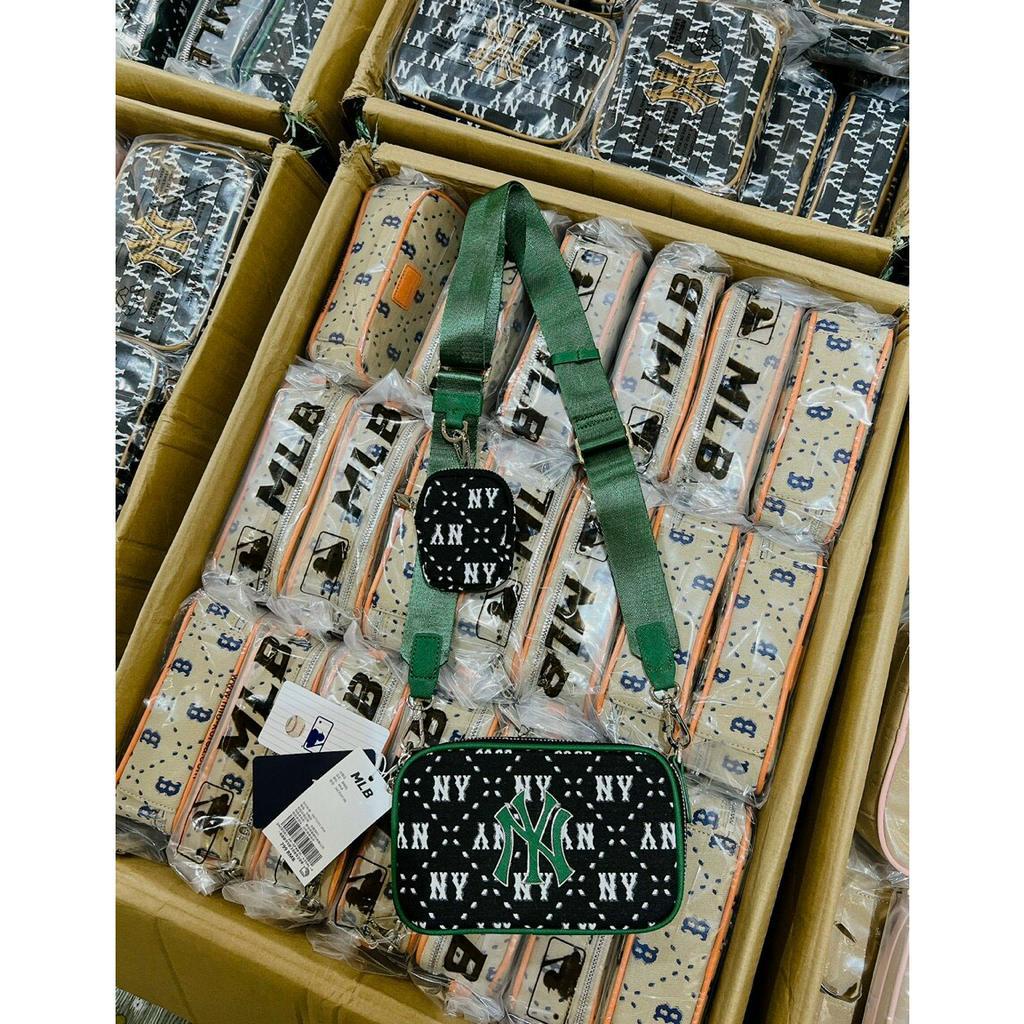 Túi đeo chéo nữ nam MLB chất liệu vải cao cấp túi đeo chéo size 19cm phong cách cá tính MTA399