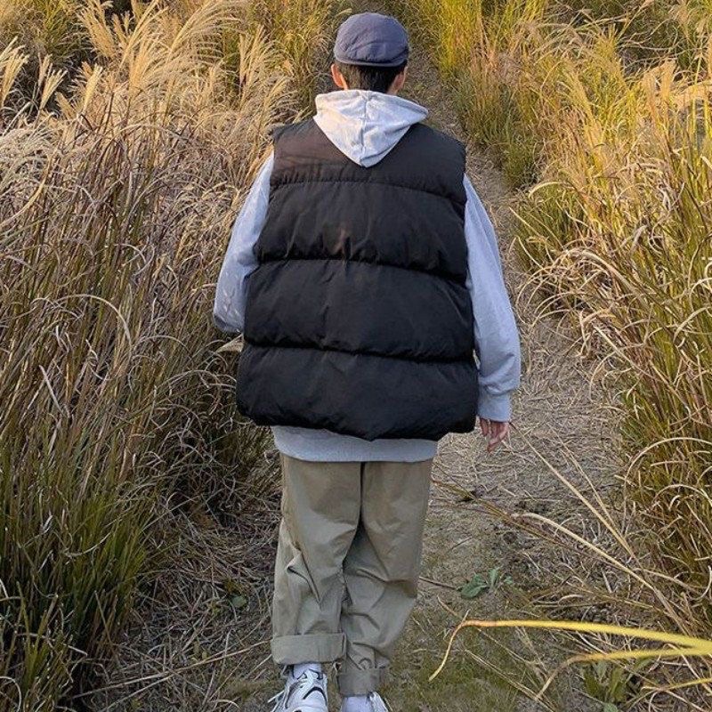 Áo gile phao nam mùa đông kèm ảnh thật của shop bảng kích cỡ cuối cùng