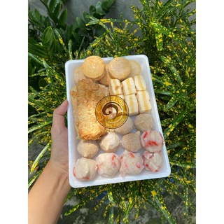 Khay mix 6 Viên Thả Lẩu Eb cao cấp - 500g tặng kèm sốt chấm [Giao hỏa tốc 1-2 tiêng]