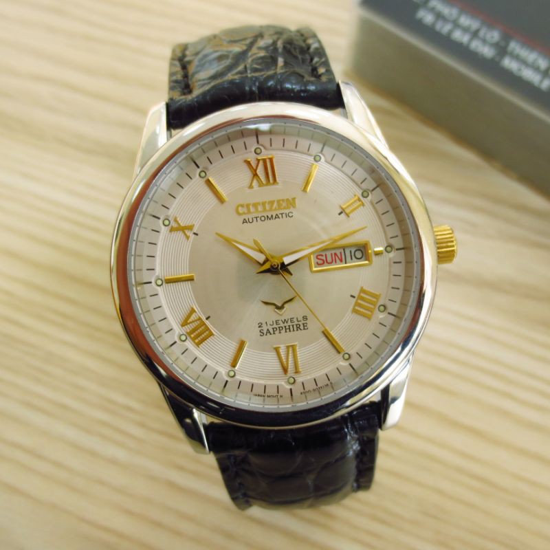 Đồng hồ cơ nam CITIZEN nhật bãi xịn Automatic - tự động nạp cót khi đeo