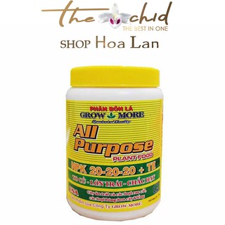 Phân bón lá Growmore NPK 20-20-20 100G💖FREESHIP💖Dùng cho mọi giai đoạn của cây