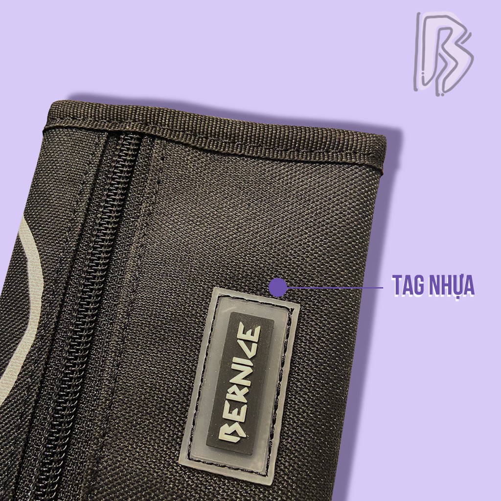 Ví ngắn Bernice Iconic màu Đen SS2 (Wallet Bernice Iconic SS2 - Black) | BigBuy360 - bigbuy360.vn