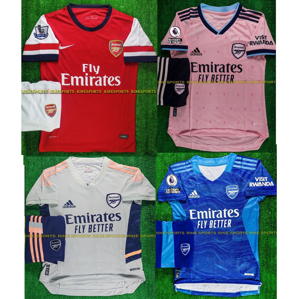 Hàng Thailand Super Bộ Áo bóng đá Ars - Arsenal 2022/2023 chuẩn thi đấu