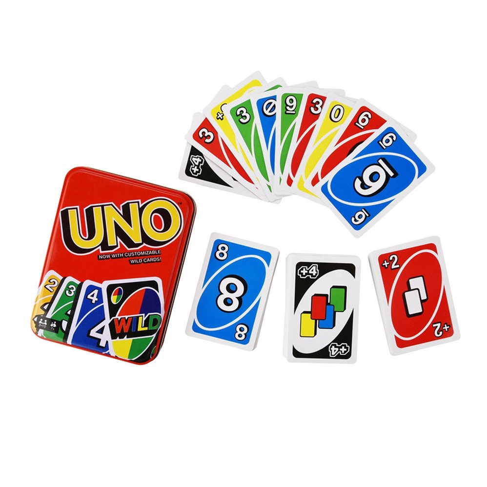 UNO Wild / UNO Flip / DOS Iron Box Game Classic