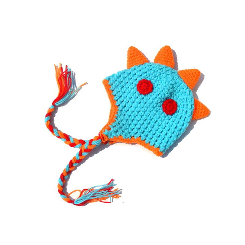 Mũ beanie hình khủng long dành cho bé trai gái