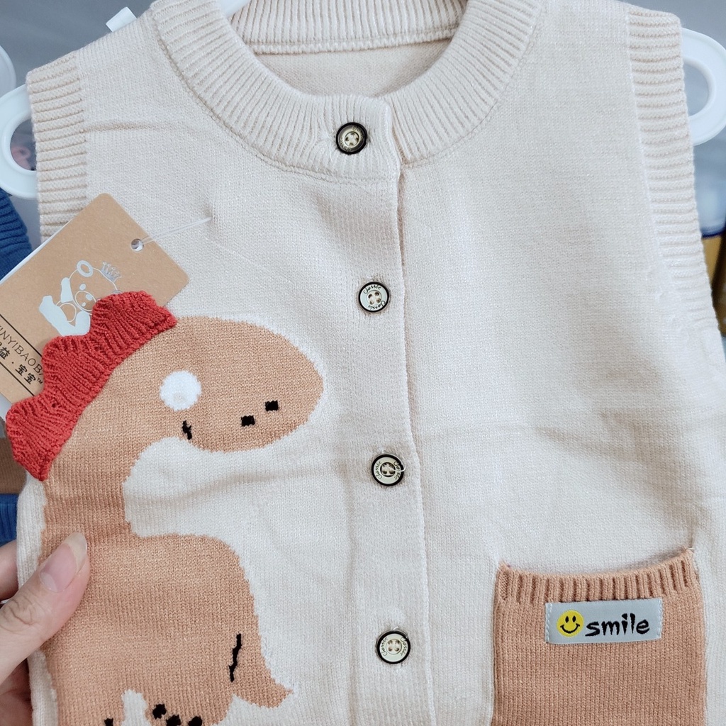 5651 Áo gile len loại đẹp hàng quảng châu bé trai/bé gái (7-13kg)