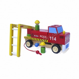 Đồ chơi gỗ Winwintoys 62292 - Xe thang cứu hỏa