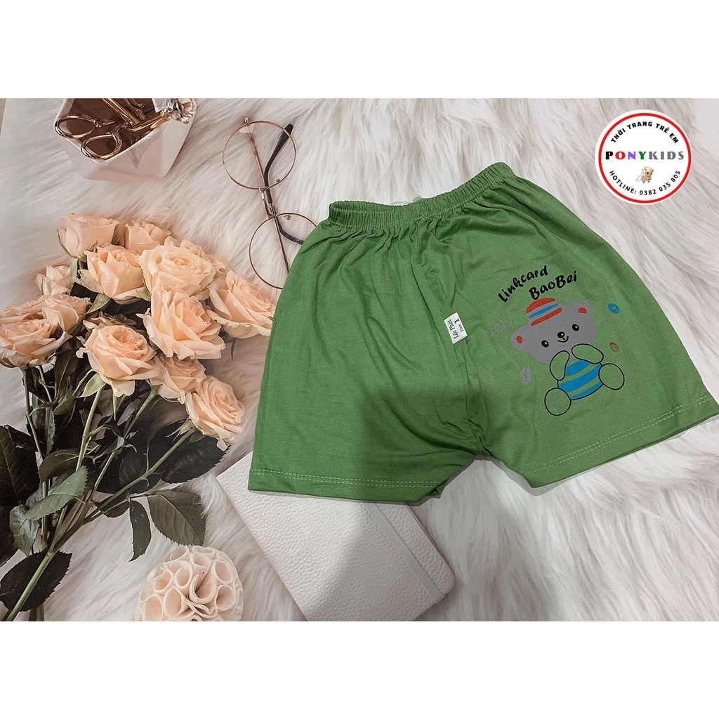 Quần đùi chục cho bé trai , bé gái chất cotton thoáng mát mùa hè