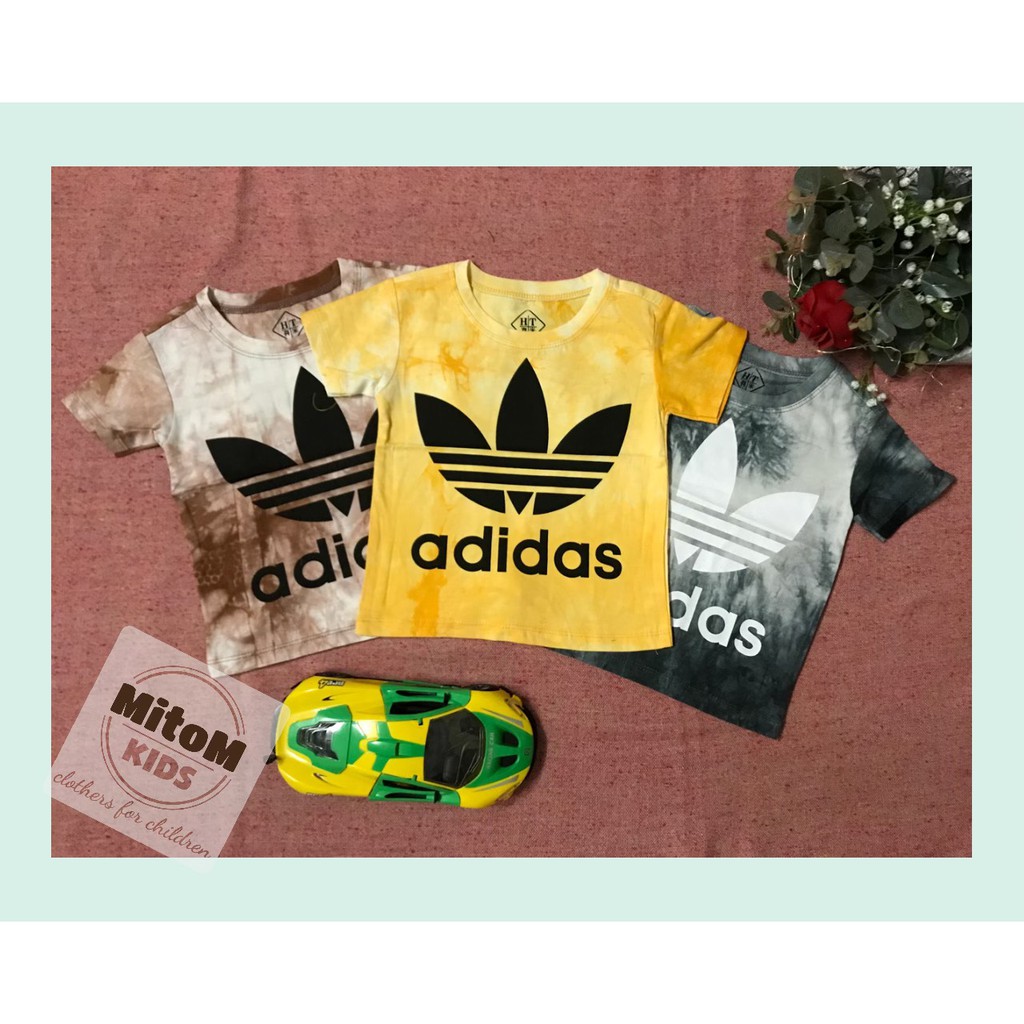 Áo cotton bé trai ♥️ FREESHIP ♥️ Chất thun cotton mềm mịn, họa tiết in loang cực chất