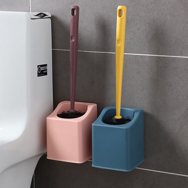 Bộ Vệ Sinh Bồn Cầu Nhà Tắm Toilet đa năng Diệt vi khuẩn Pulito, Cọ vệ sinh toilet dùng 1 lần có sẵn dung dich tẩy