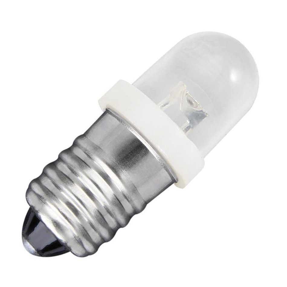 Bóng đèn LED E10 kiểu vặn vít 6V DC đa năng cao cấp