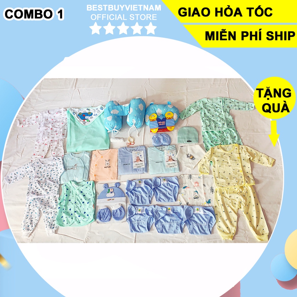(MIỄN SHIP + TẶNG QUÀ) Combo sơ sinh tiết kiệm, Trọn gói sơ sinh cho mẹ và bé