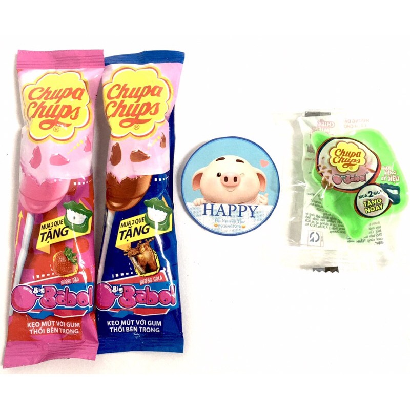 [Sale] Kẹo đồ chơi Chupa Chups thổi có gum bên trong gói 15g