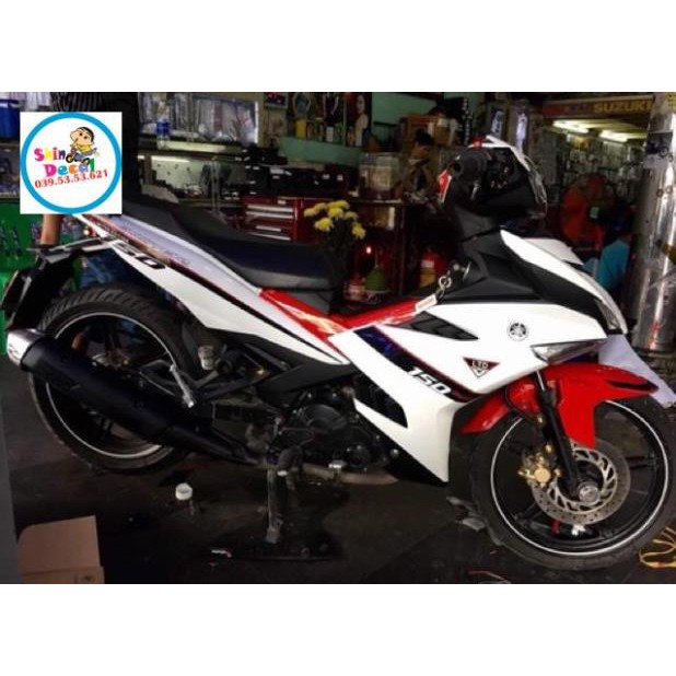 Tem rời ex 150 LTĐ trắng đỏ