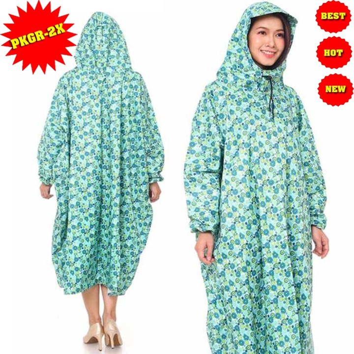 Áo Mưa Bít Bông, Áo Mưa Sọc Kẻ Caro Người Lớn 1m2, 1m4 không Thấm Nước, Loại 1, Vải Dù Cao Cấp- Dày Dặn