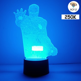Đèn led3D trang trí Iron Man