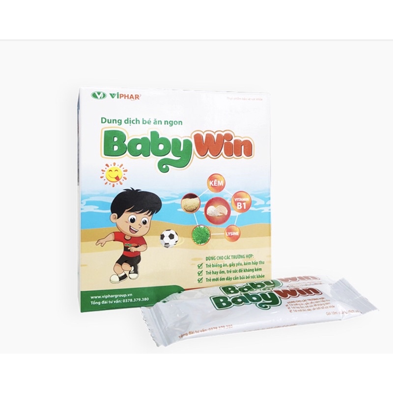 DUNG DỊCH BÉ ĂN NGON BABY WIN ( Hộp 20 gói )